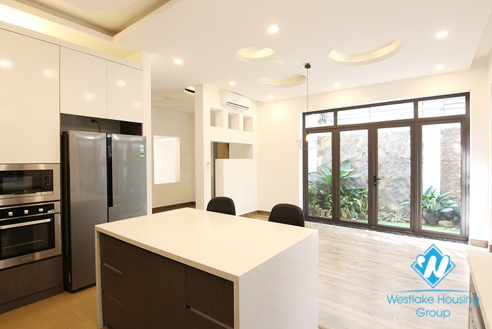 A newly-renovated house in modern styling for rent in Ciputra D Block 